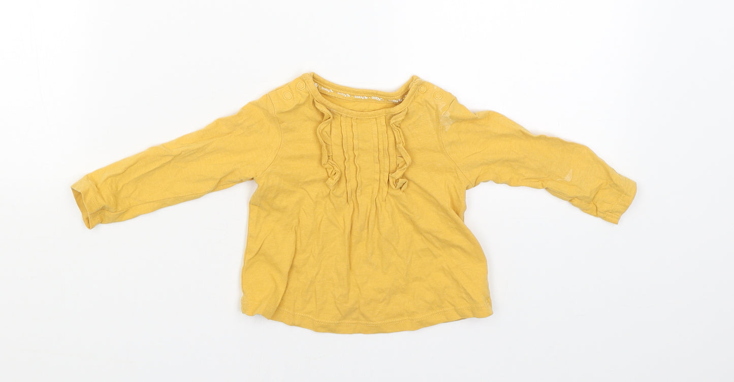TU Girls Yellow   Pullover Jumper Size 3-6 Months