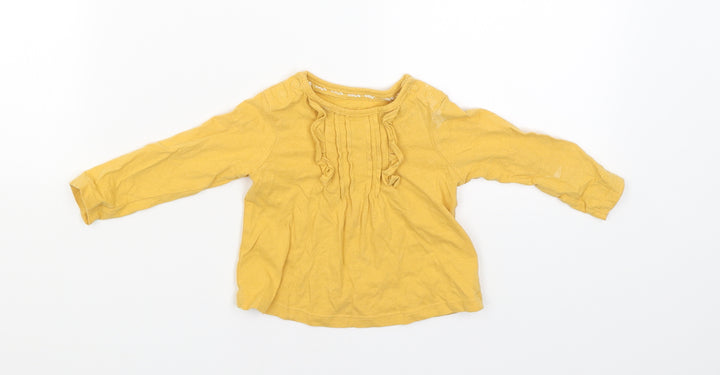 TU Girls Yellow   Pullover Jumper Size 3-6 Months