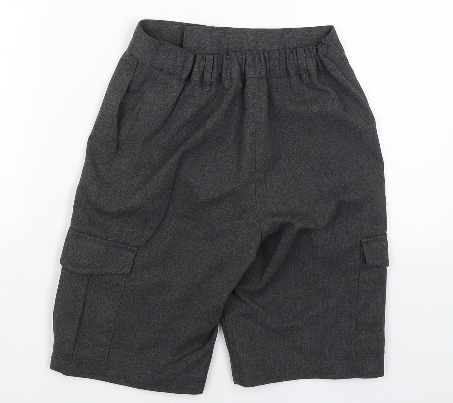 M&S Boys Grey   Chino Shorts Size 10-11 Years - School shorts