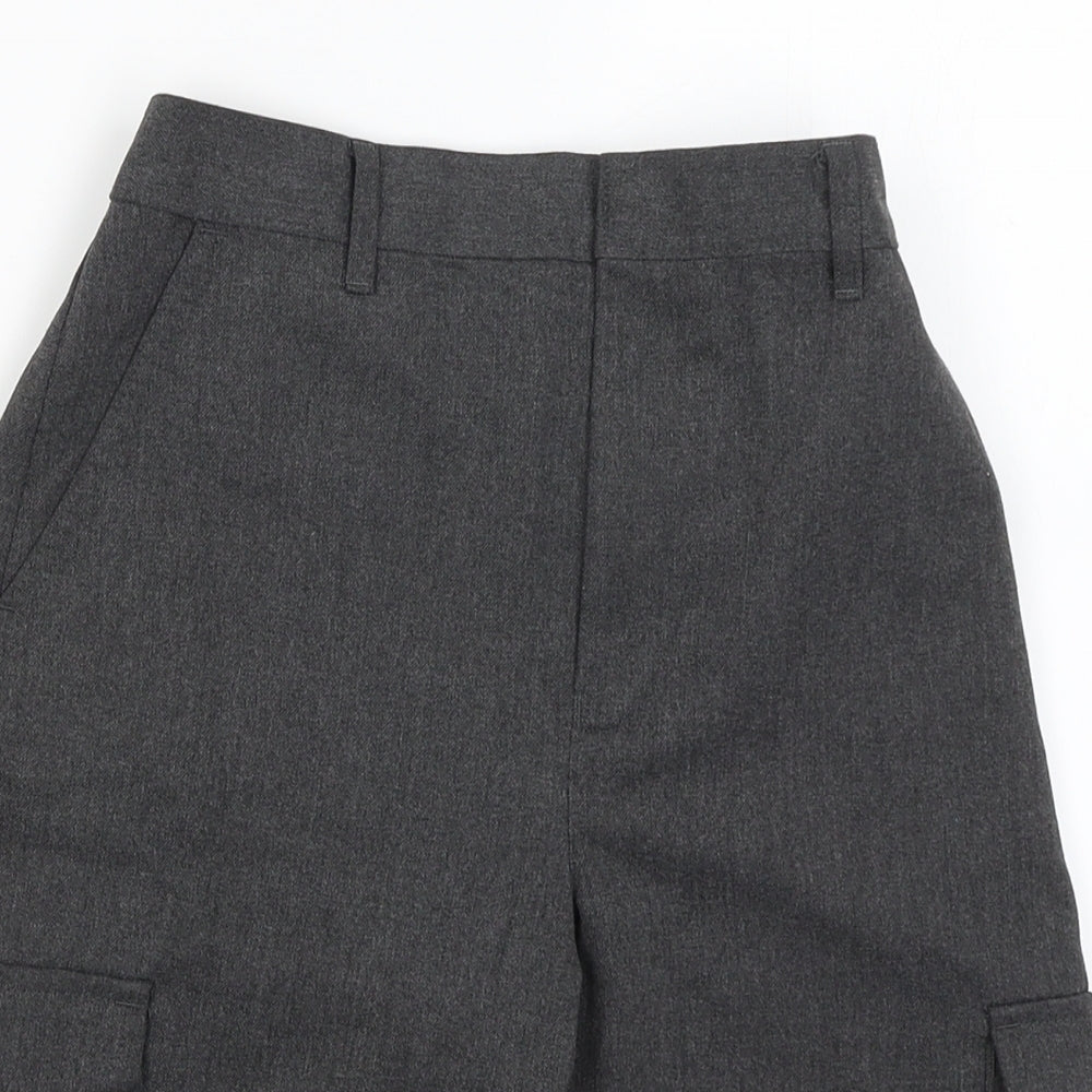 M&S Boys Grey   Chino Shorts Size 10-11 Years - School shorts