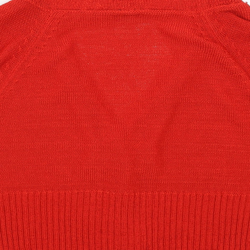 NEXT Womens Red   Cardigan Jumper Size 16