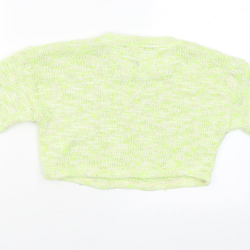 New Look Girls Yellow   Pullover Jumper Size 10-11 Years  - Cropped