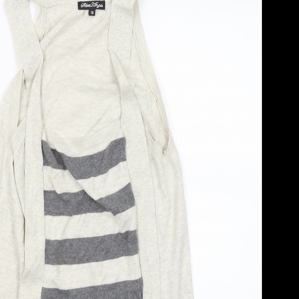 Silent Angels Womens Beige   Pullover Jumper Size 14