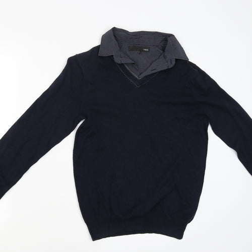 NEXT Mens Blue   Pullover Jumper Size S