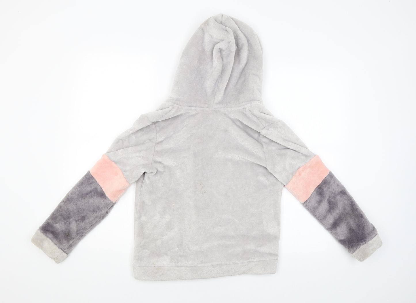 George Girls Grey   Full Zip Hoodie Size 9-10 Years
