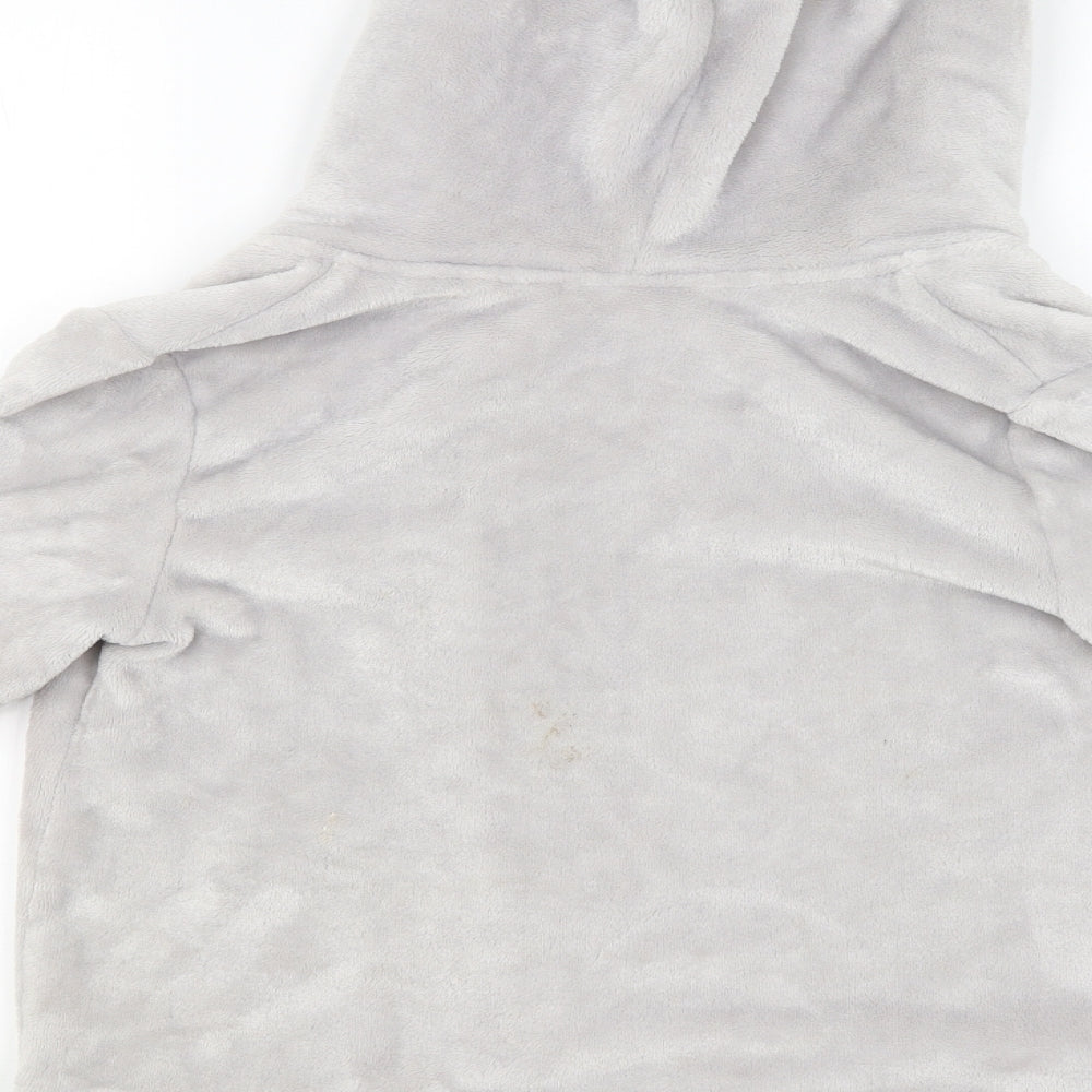 George Girls Grey   Full Zip Hoodie Size 9-10 Years