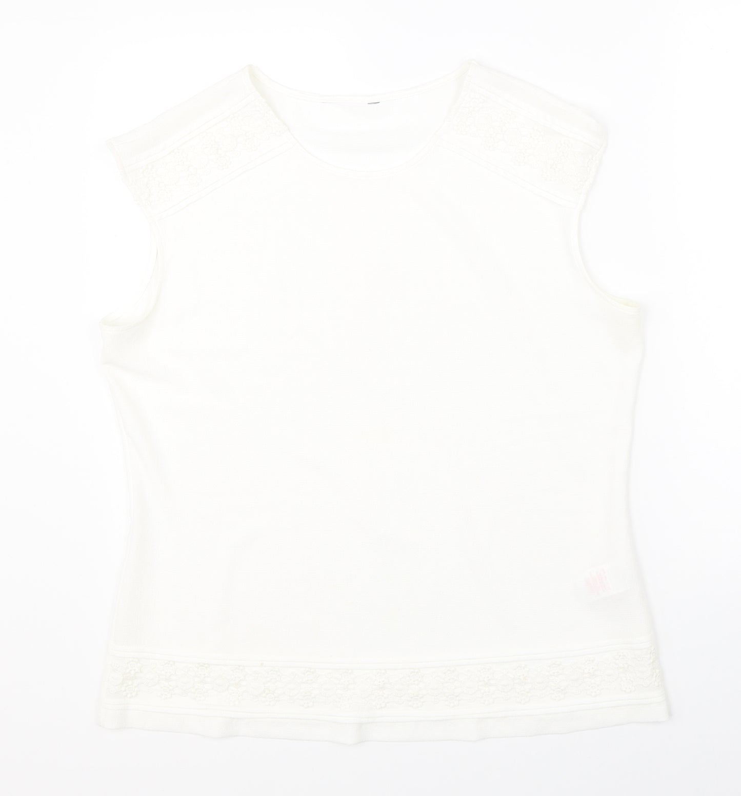 Peacocks Womens White   Basic Blouse Size 14