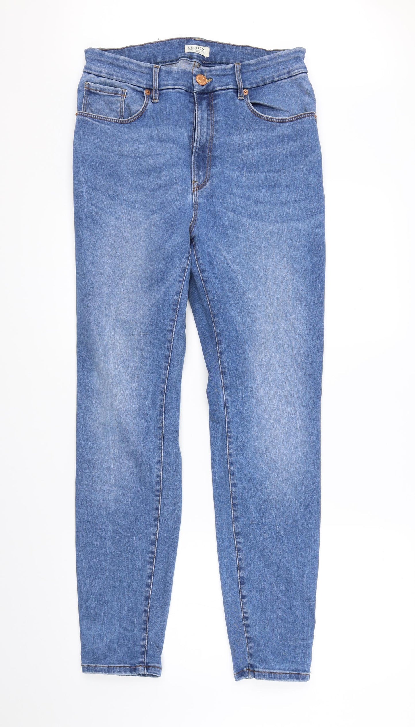 Lindex Womens Blue  Denim Straight Jeans Size 20 L30 in