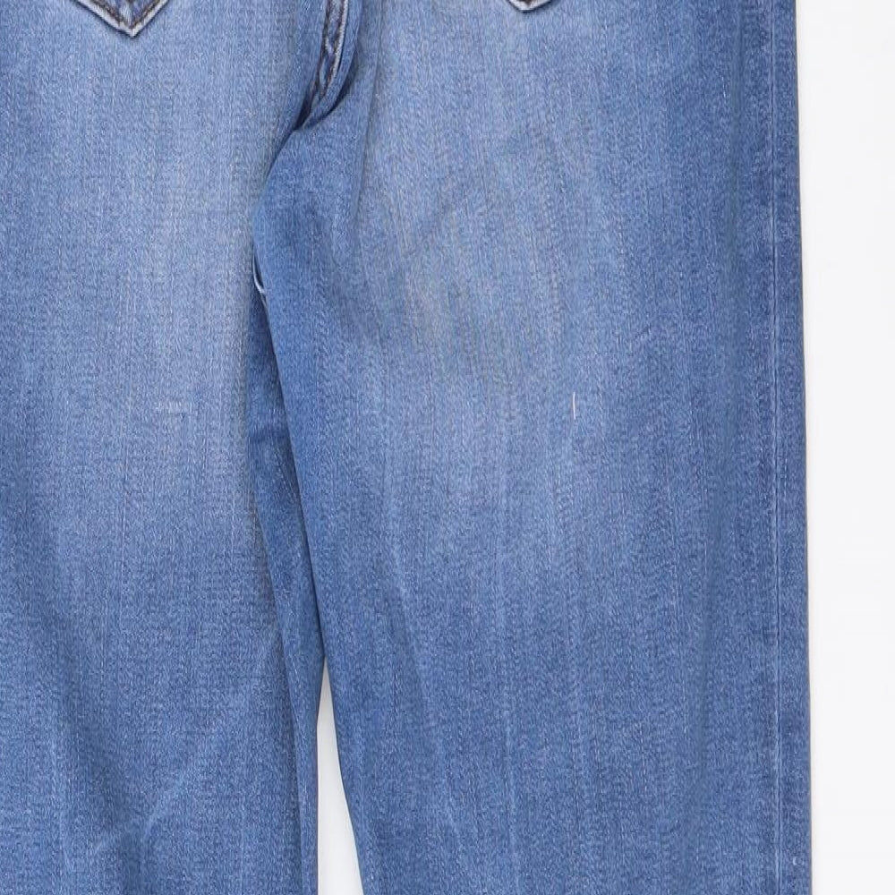 Lindex Womens Blue  Denim Straight Jeans Size 20 L30 in