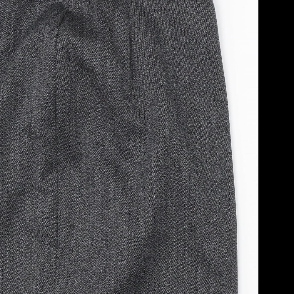 Marks & Spencer Womens Grey   Straight & Pencil Skirt Size 14
