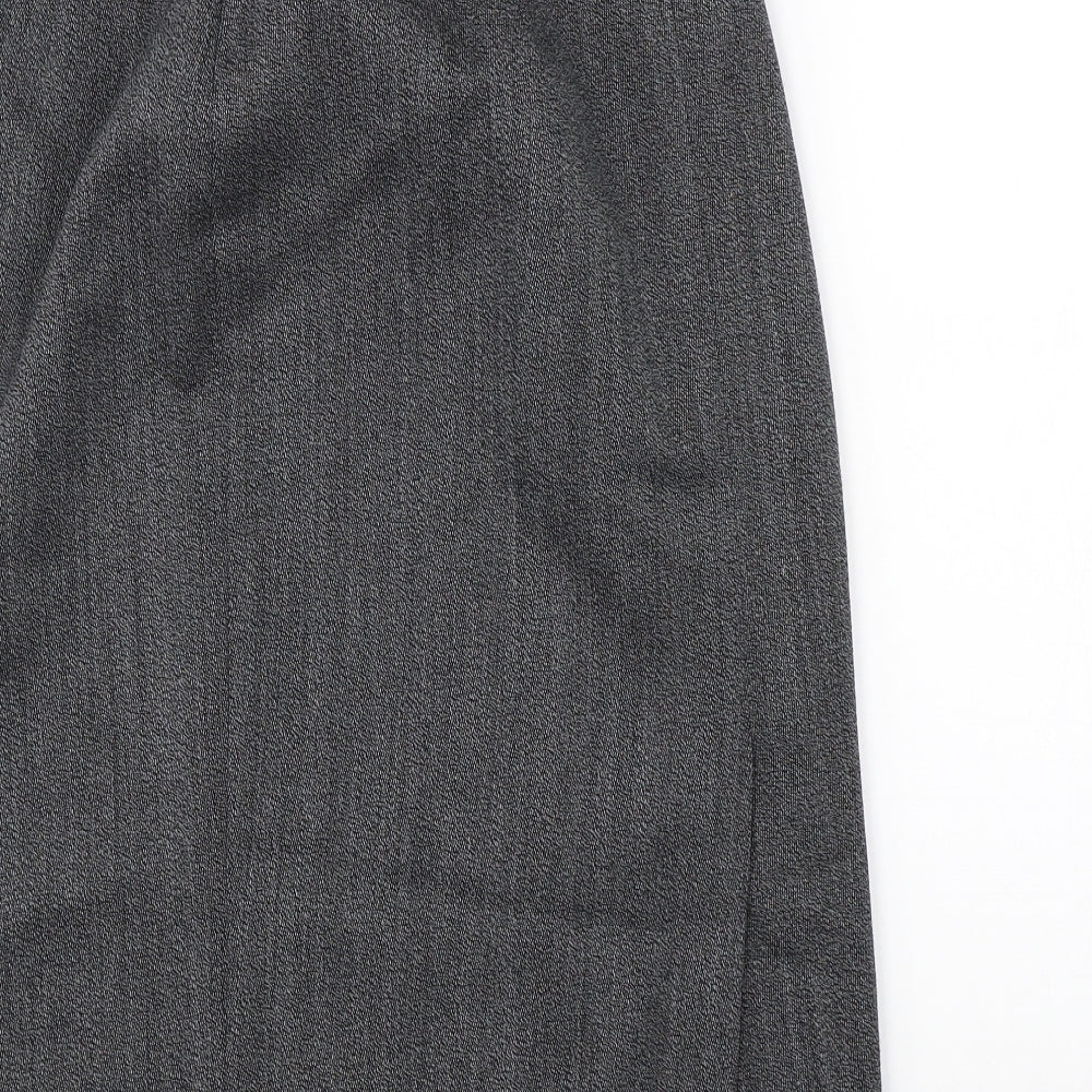 Marks & Spencer Womens Grey   Straight & Pencil Skirt Size 14