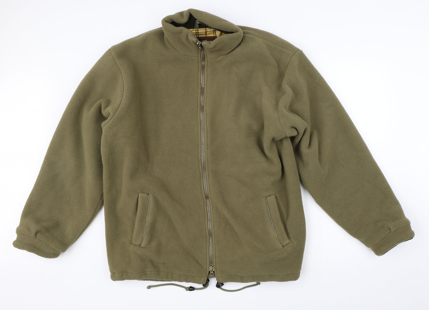 Club Interchasse Mens Green   Full Zip Jumper Size L