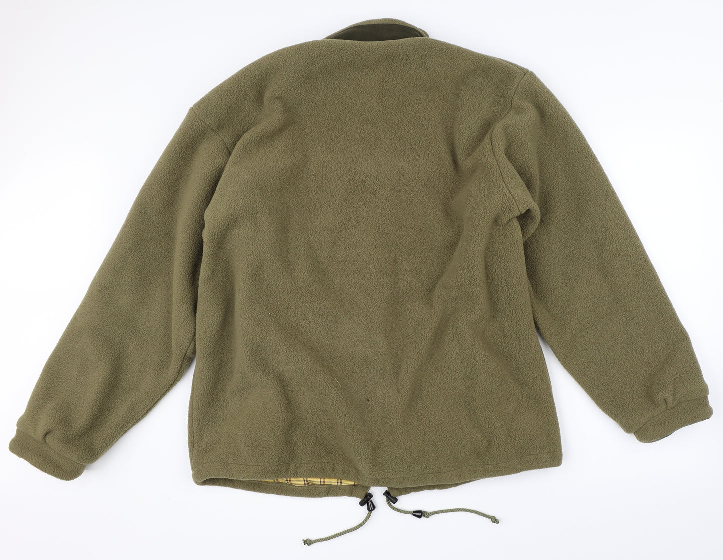 Club Interchasse Mens Green   Full Zip Jumper Size L