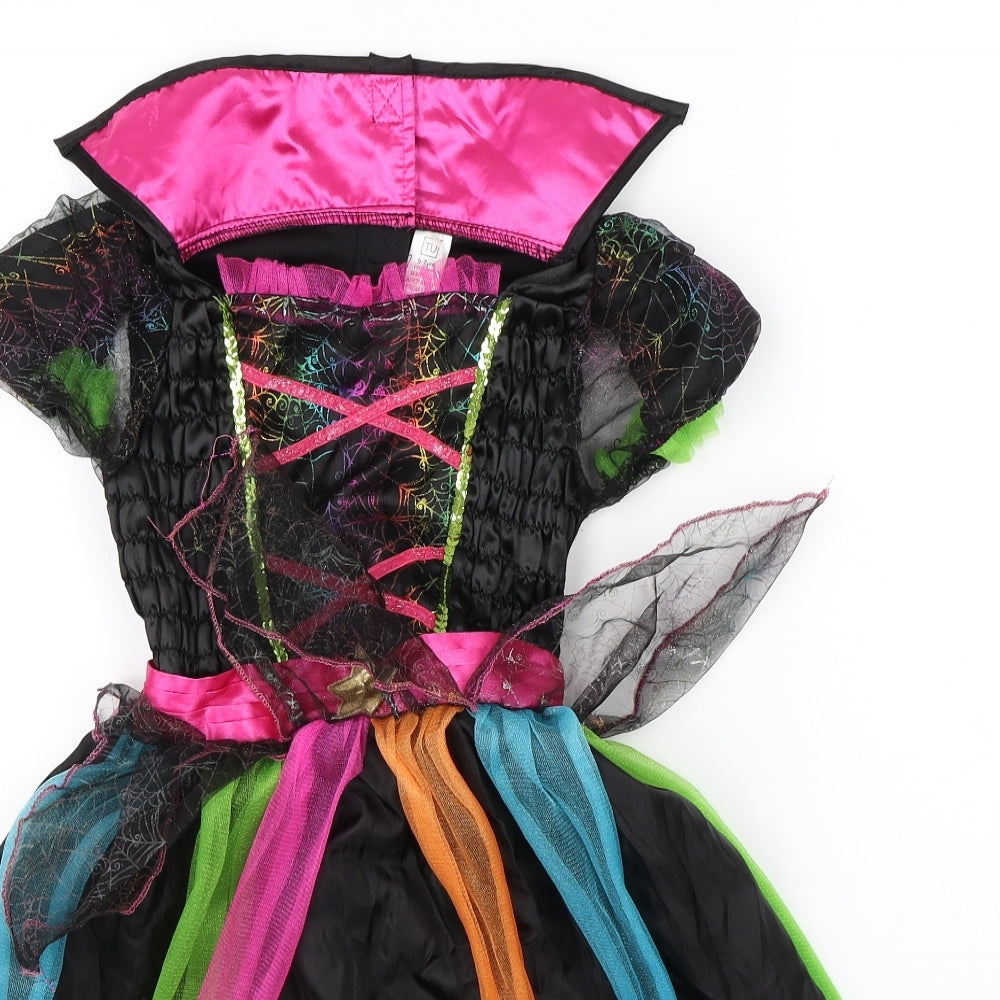TU Girls Black   Tutu Dress  Size 6-7 Years
