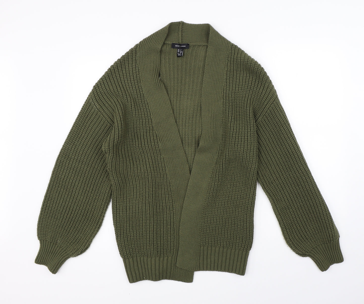 New Look Womens Green  Knit Cardigan Jumper Size S