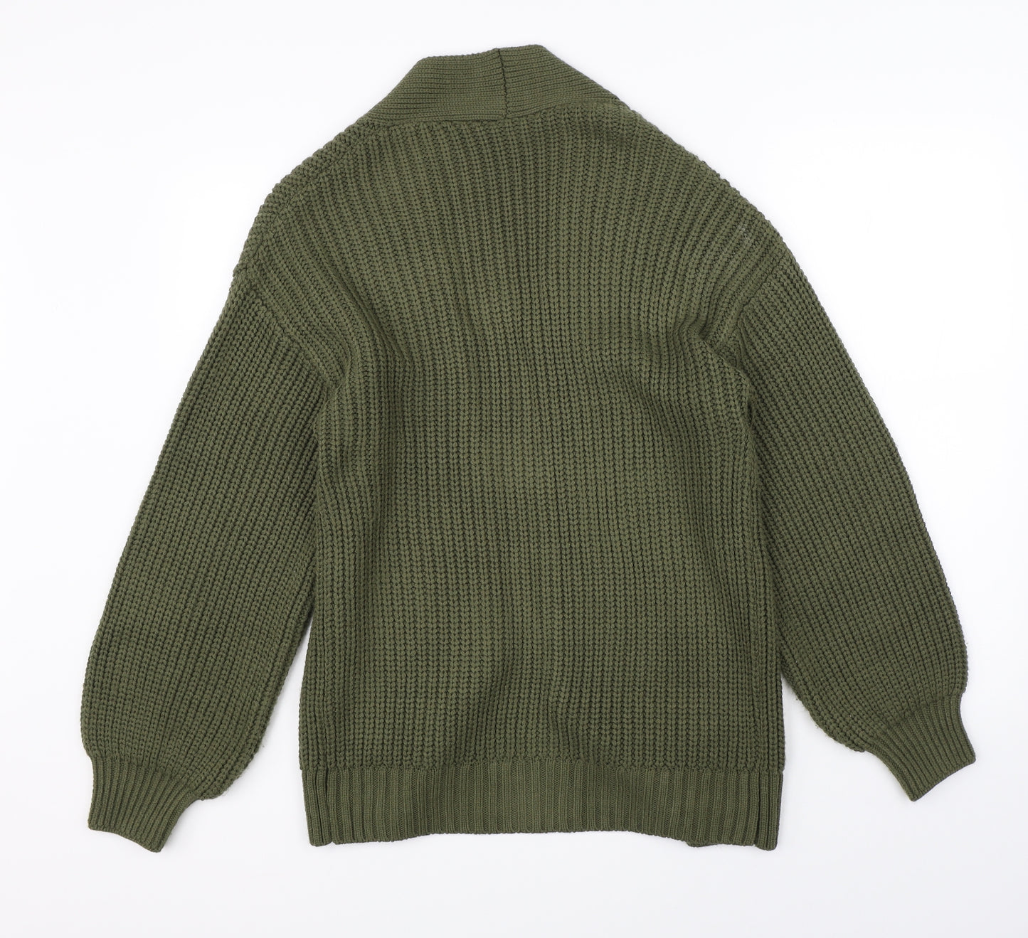 New Look Womens Green  Knit Cardigan Jumper Size S