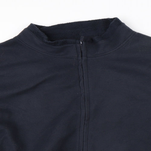 Anne De Lancay Womens Blue   Full Zip Jumper Size 2XL