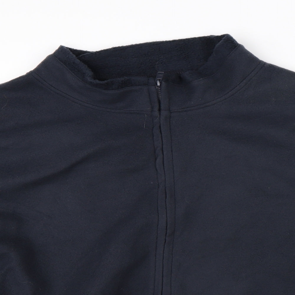 Anne De Lancay Womens Blue   Full Zip Jumper Size 2XL