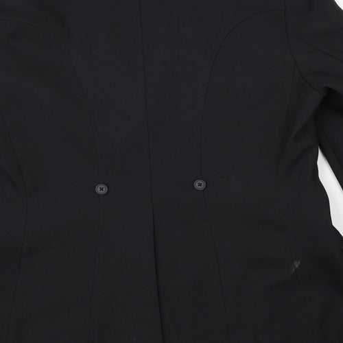 Preworn Womens Black   Jacket Suit Jacket Size 40