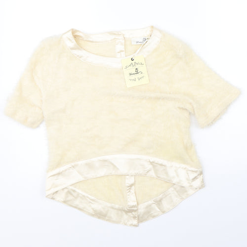 Urmoda Womens Beige   Basic Blouse Size S