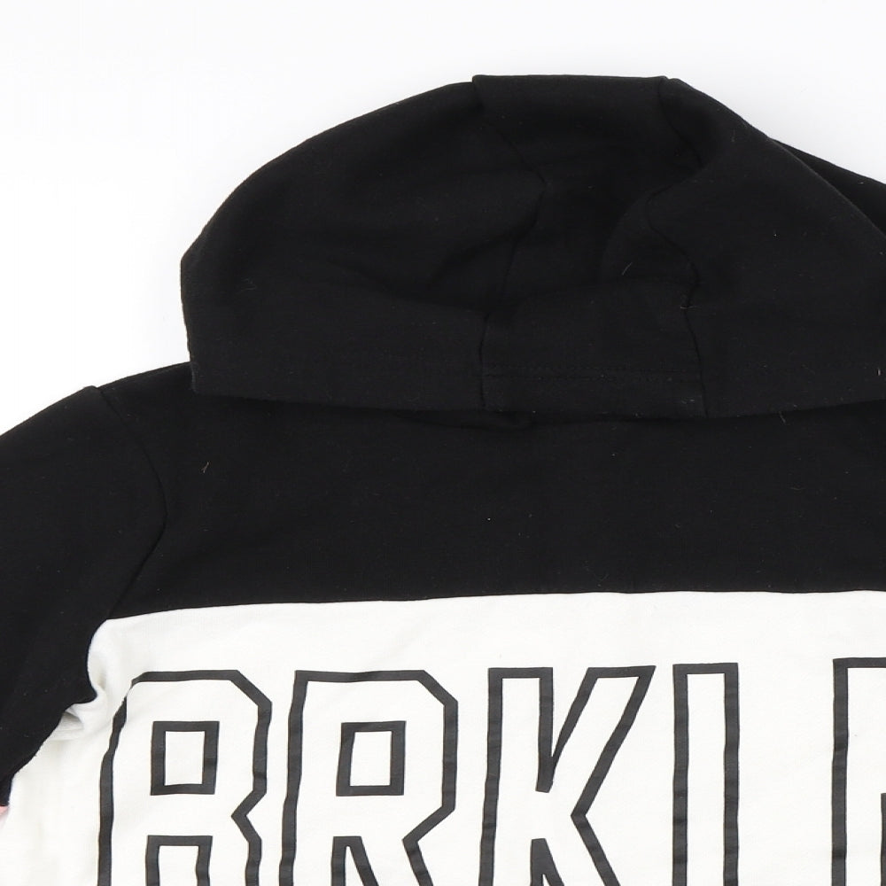 Primark Girls Black   Pullover Hoodie Size 10-11 Years