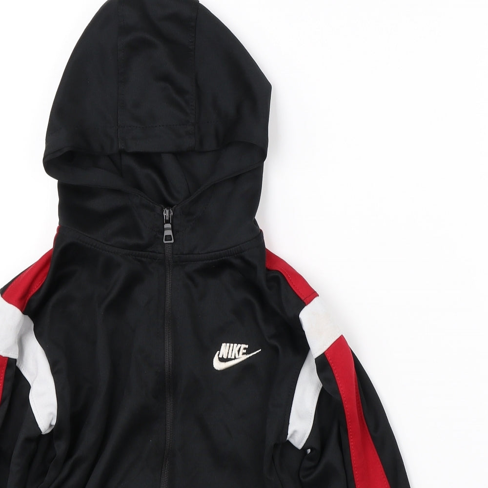 Nike Boys Black   Full Zip Hoodie Size 9-10 Years