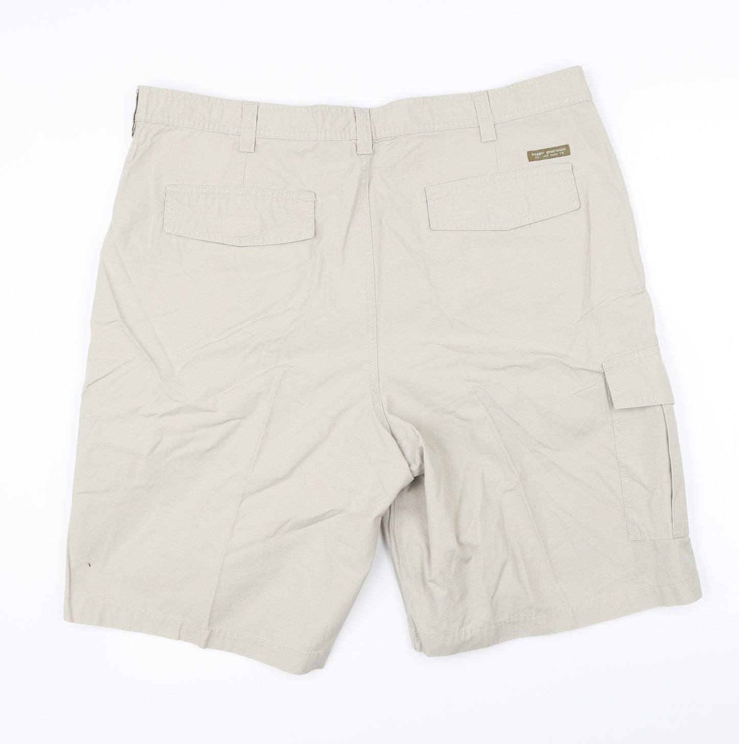 Haggar Mens Beige   Cargo Shorts Size 40