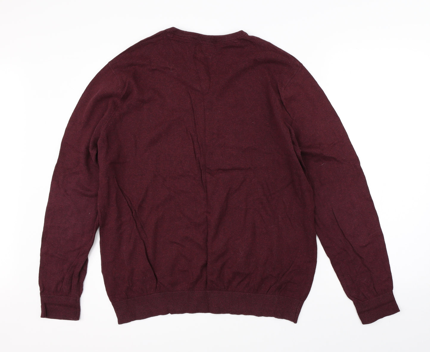 Geogrer Mens Red   Pullover Jumper Size XL