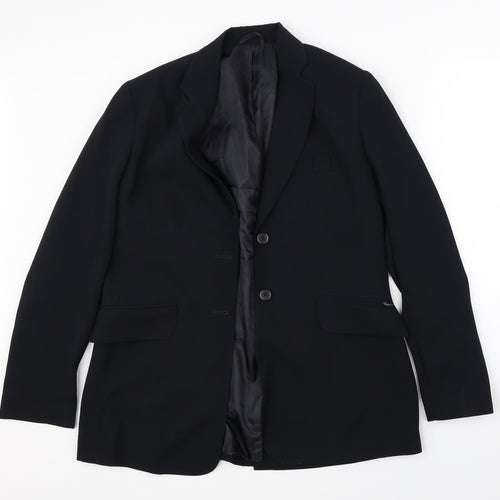 Mandate Womens Black   Jacket Suit Jacket Size 14