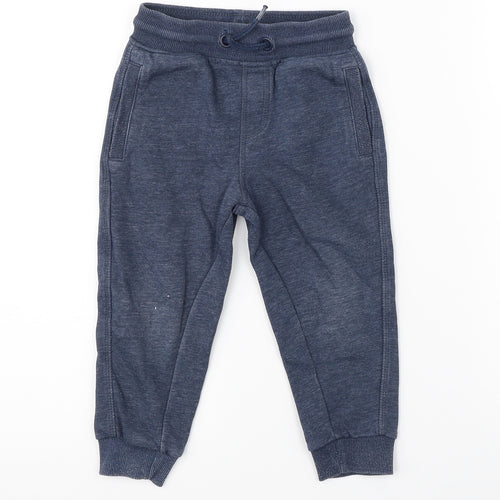 Nutmeg Boys Blue   Jogger Trousers Size 18-24 Months