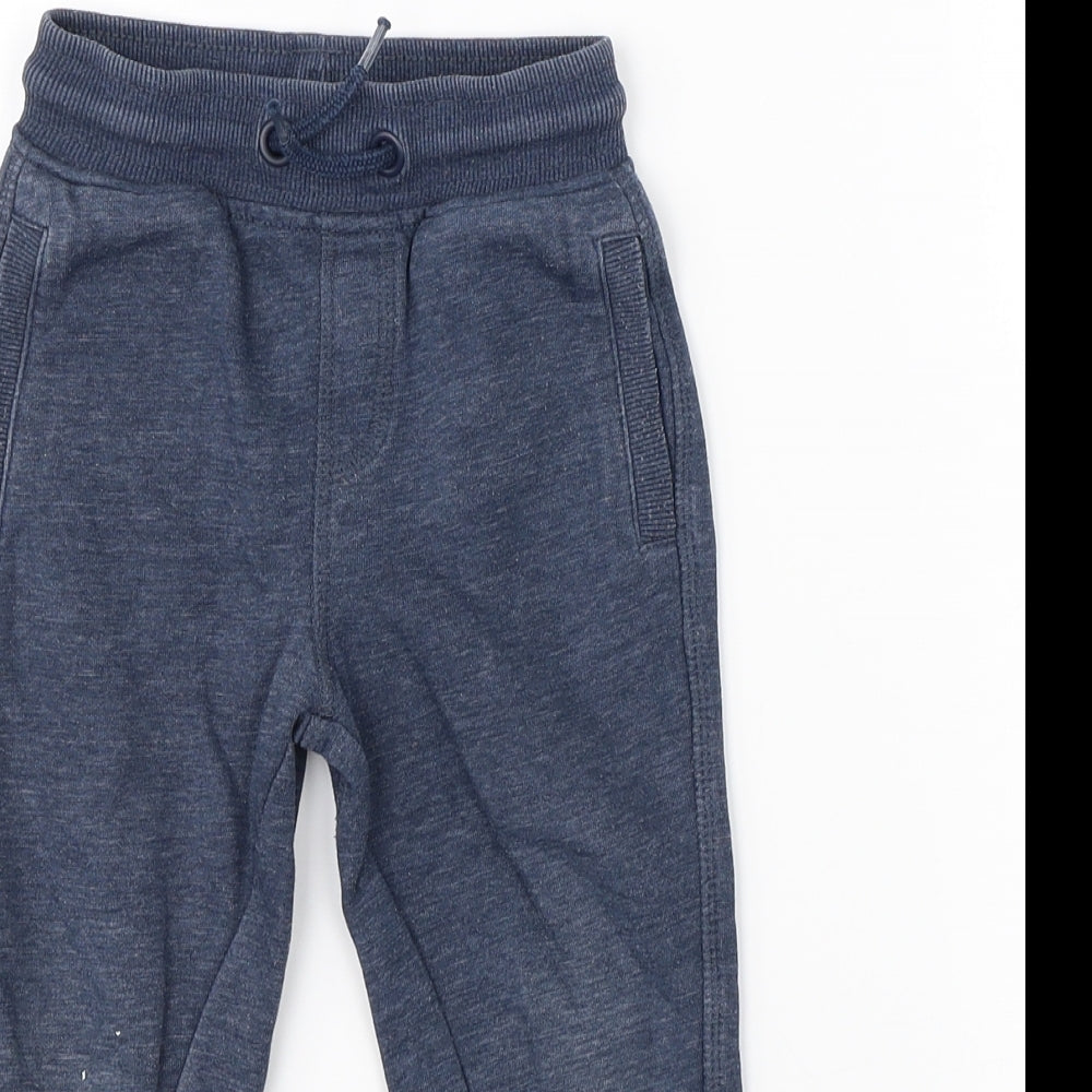 Nutmeg Boys Blue   Jogger Trousers Size 18-24 Months