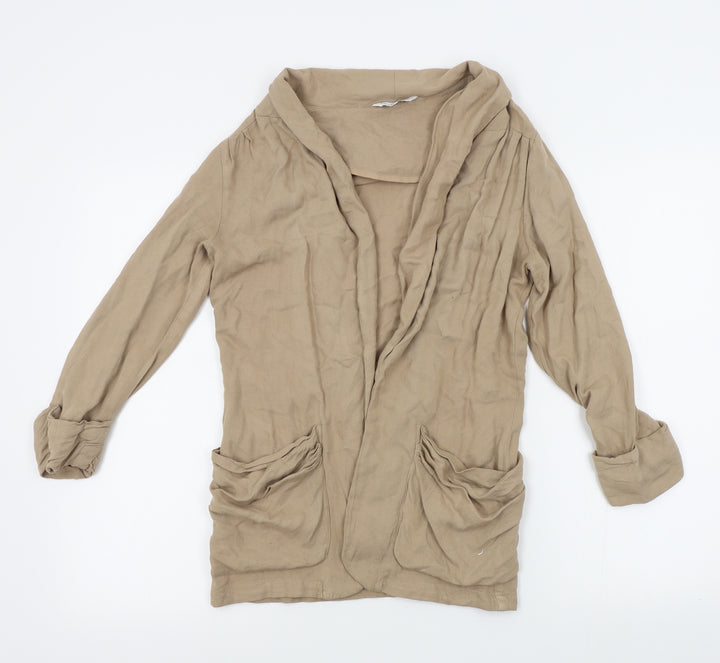 New Look Womens Beige Cardigan Jumper Size 8