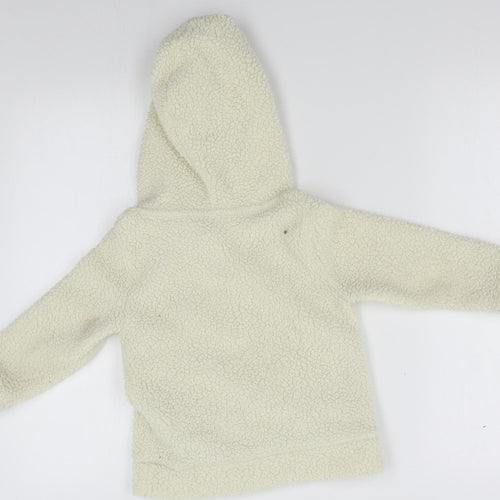 Gap Girls White   Pullover Hoodie Size 5 Years