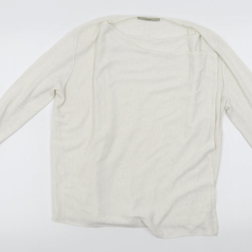 George Womens White   Wrap Jumper Size 16