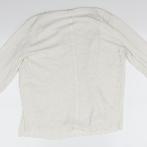 George Womens White   Wrap Jumper Size 16