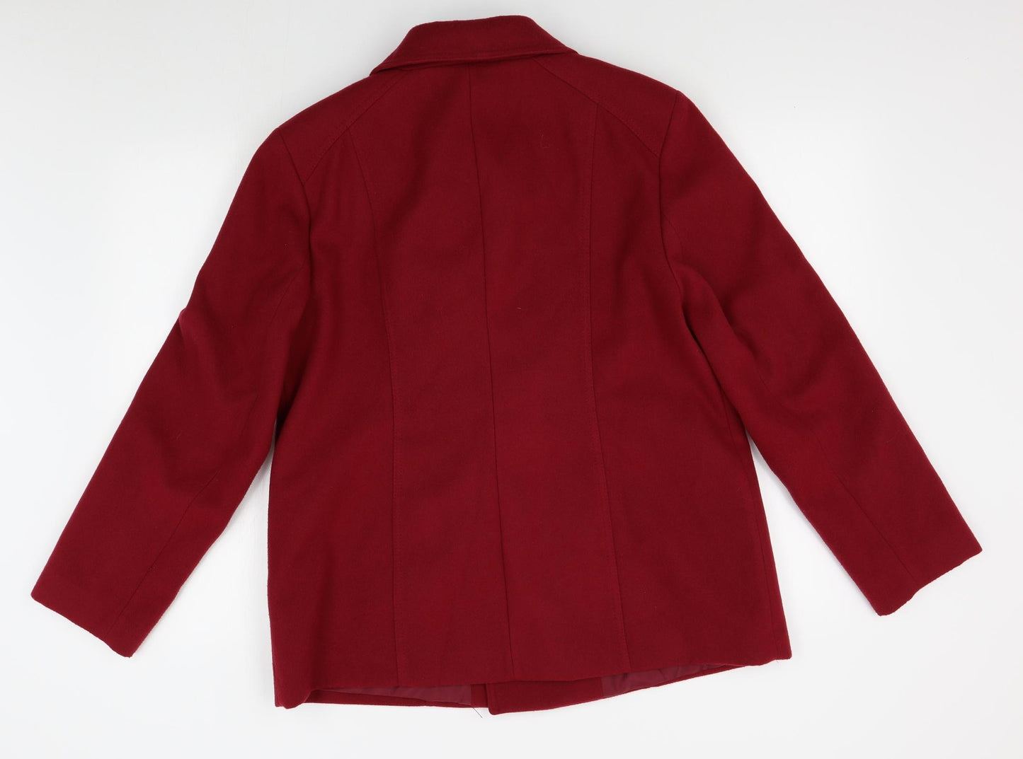 bonmarche Womens Red   Pea Coat Coat Size 14