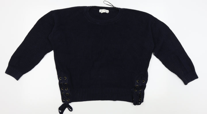 H&M Womens Blue   Pullover Jumper Size M