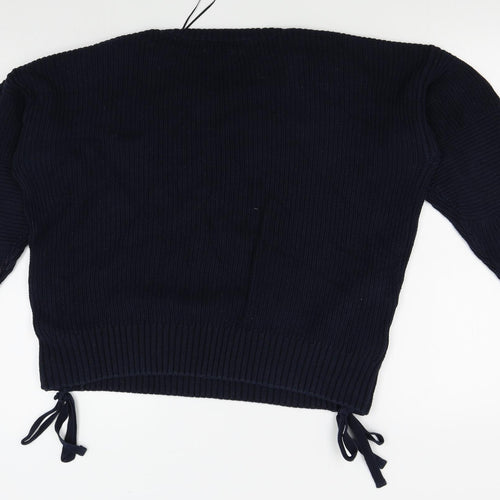 H&M Womens Blue   Pullover Jumper Size M