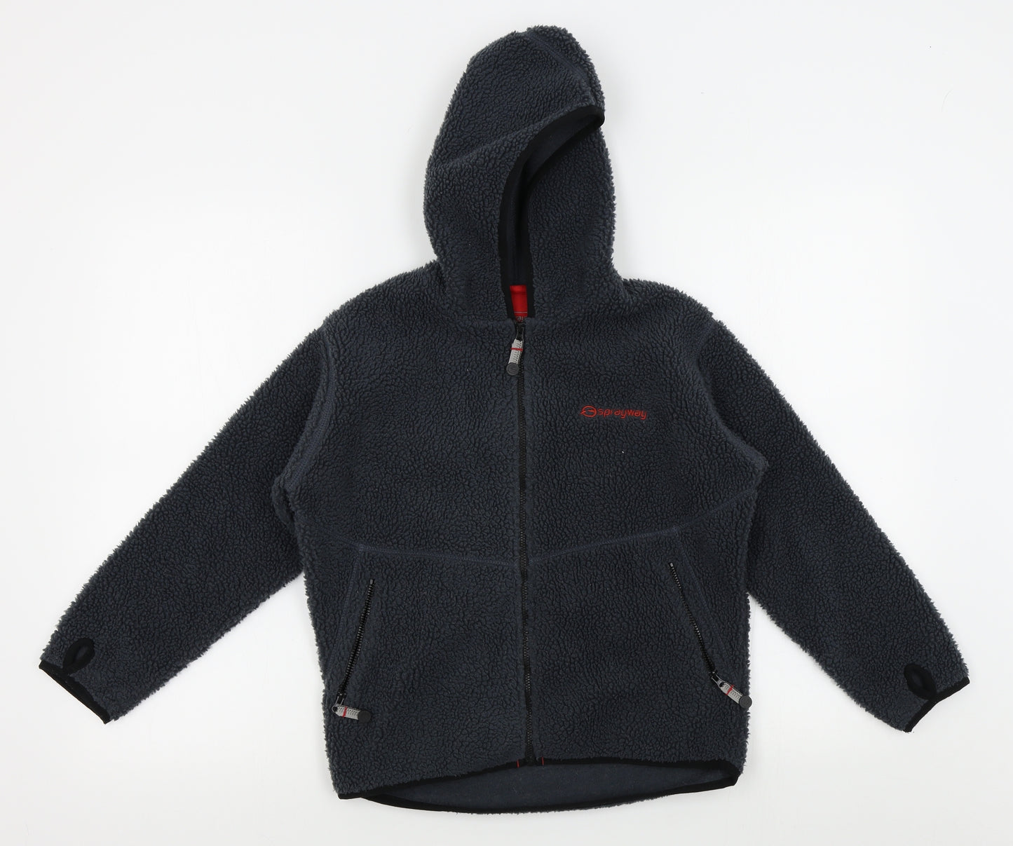 Sprayway Boys Blue   Full Zip Hoodie Size 7-8 Years
