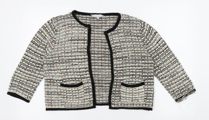 Red Herring Womens Beige Cardigan Jumper Size 10