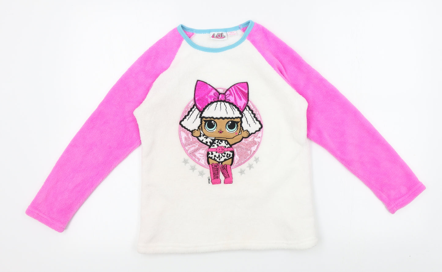 Primark Girls White   Pullover Jumper Size 9-10 Years  - LOL Surprise! Dolls