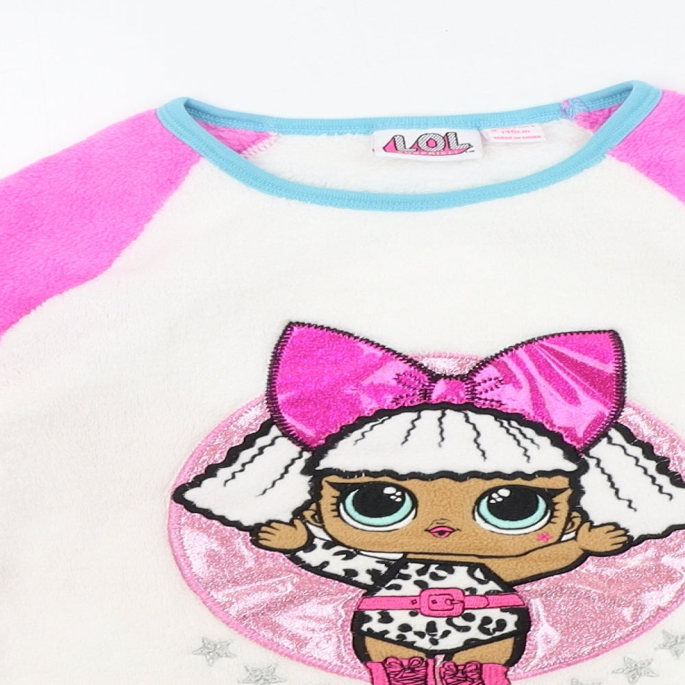 Primark Girls White   Pullover Jumper Size 9-10 Years  - LOL Surprise! Dolls