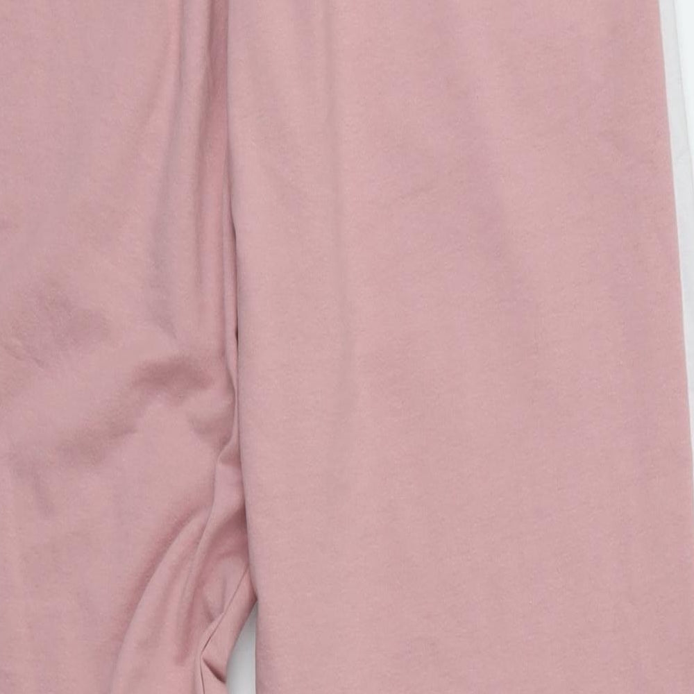 Parisian Womens Pink   Sweatpants Leggings Size 12 L26 in