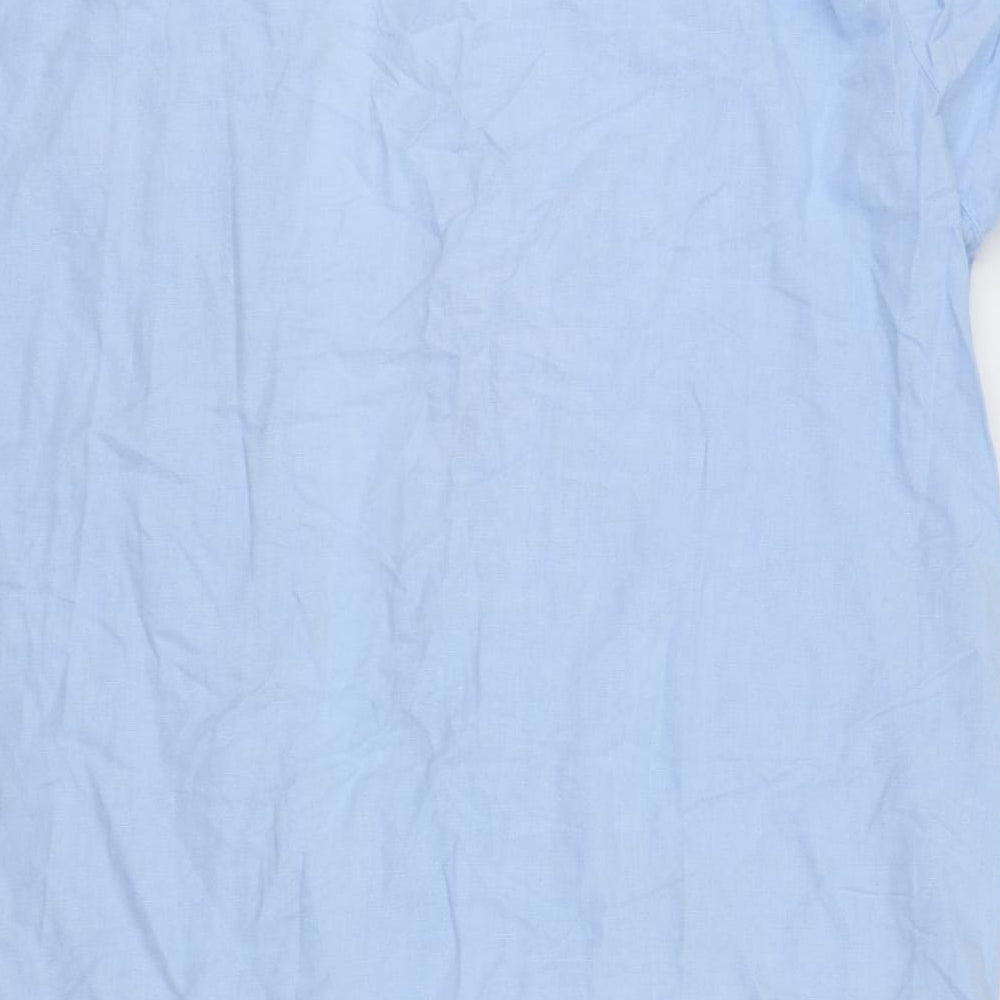 Zara Womens Blue   Shirt Dress  Size L