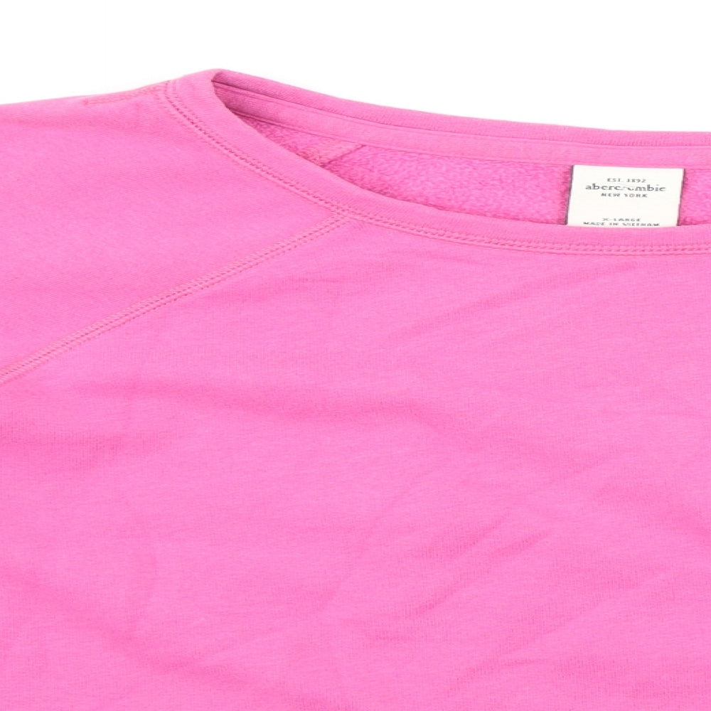 Abercrombie & Fitch Girls Pink   Pullover Sweatshirt Size XL