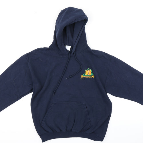 Gildan Boys Blue   Pullover Hoodie Size M