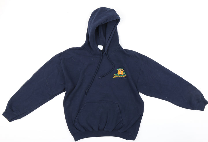 Gildan Boys Blue Pullover Hoodie Size M