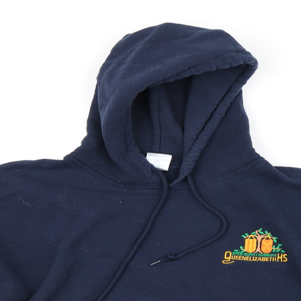 Gildan Boys Blue   Pullover Hoodie Size M