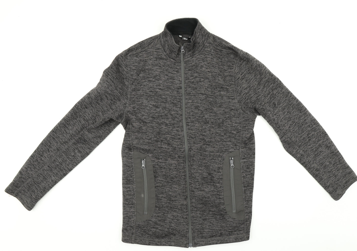 Crane Mens Grey   Full Zip Sweatshirt Size M