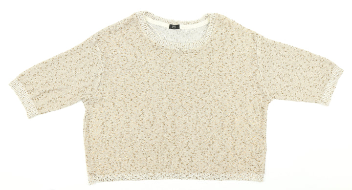 F&F Womens Beige   Cardigan Jumper Size 16